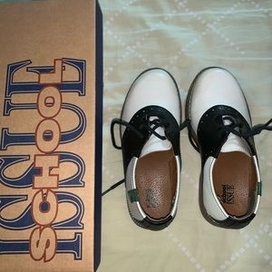 School Issue Varsity Saddle Shoes